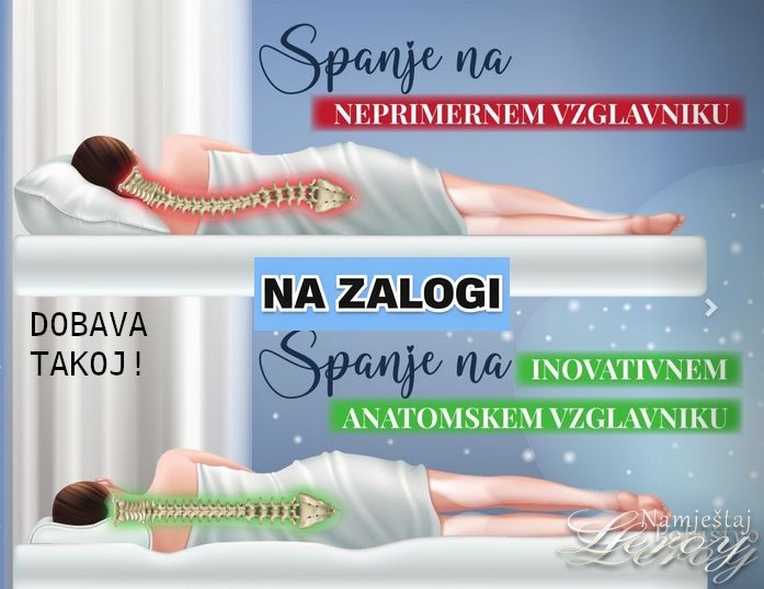 Dodatak za dom - Ergonomsko ortopedski vzglavnik LEROY