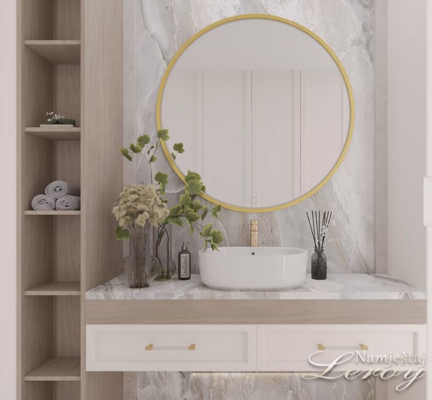 Dodatak za dom - Ogledalo JON z LED osvetlitvijo