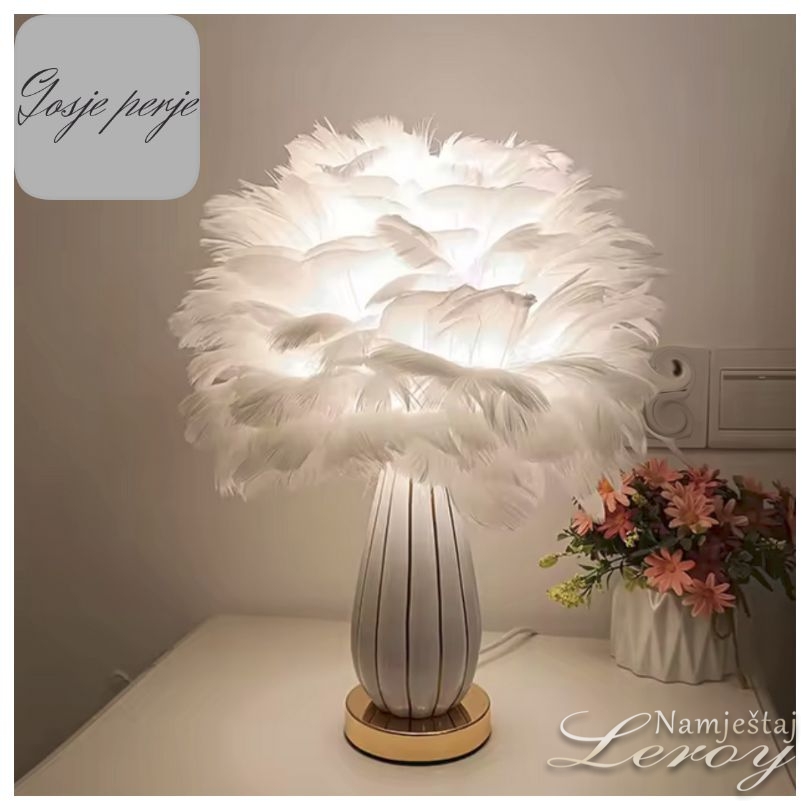 Dodatak za dom - puhasto drevo, namizno LUMETA