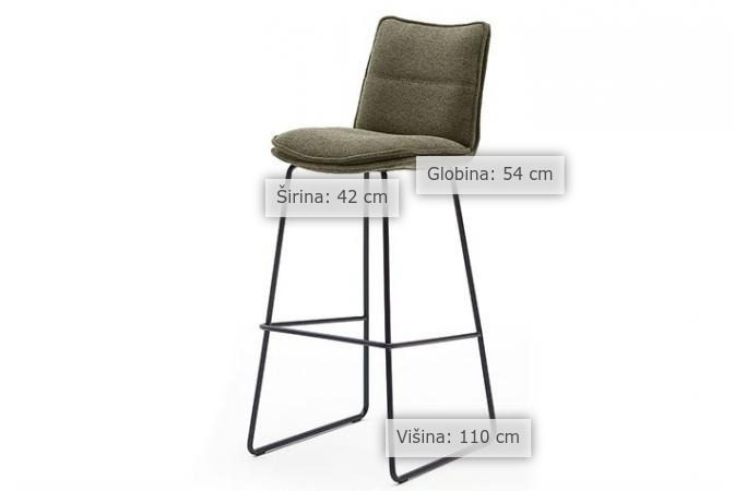 dimenzije barska stolica Koko