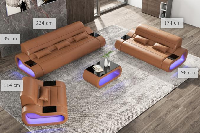 dimenzije sastav 3+2+1 Azra