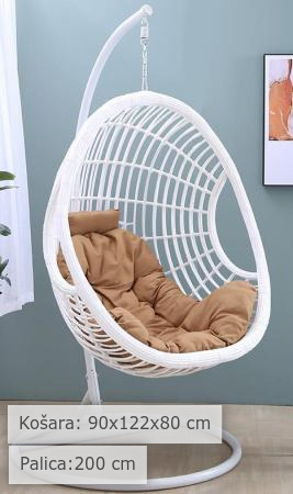 dimenzije viseća ljuljačka stolica Evan