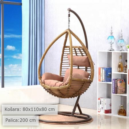 dimenzije viseća ljuljačka stolica Pako