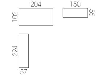dimenzije dječji krevet Komplet G