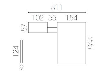 dimenzije dječji krevet Waw D