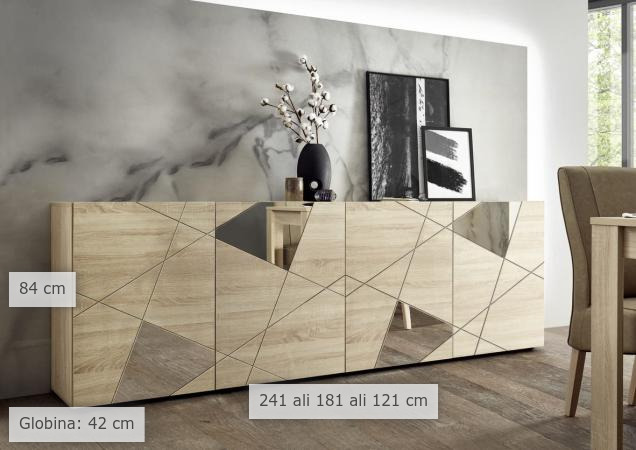 dimenzije komoda Viktorija