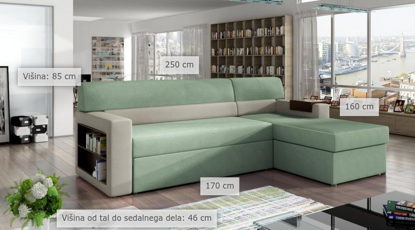 dimenzije manja garnitura Loft