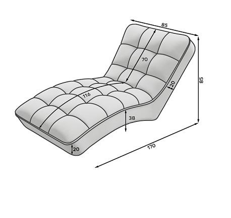 dimenzije damski ležaj .Lon