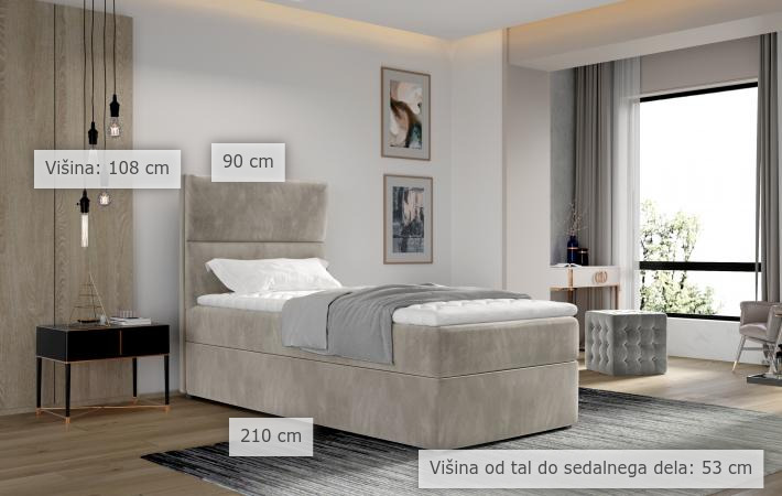 dimenzije boxsprings krevet Abaso