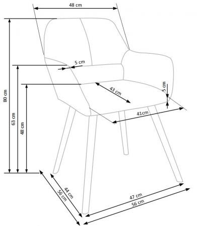dimenzije blagovaonska stolica _Nivo