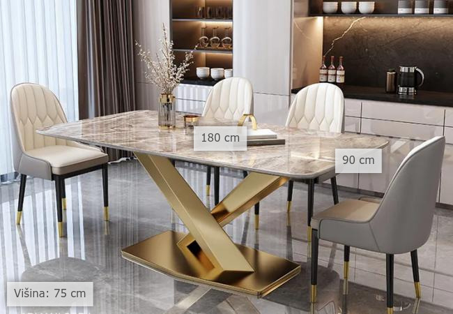 dimenzije blagovaonski stol Deluxe Aria