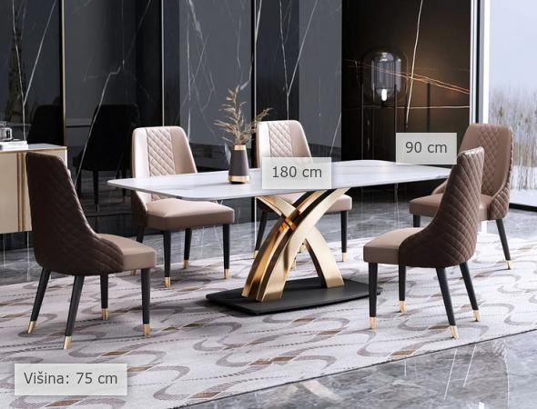 dimenzije blagovaonski stol Deluxe Alisa