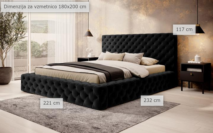 dimenzije boxsprings krevet .Queen