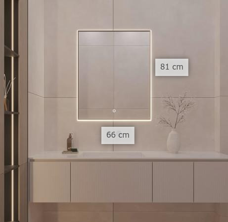 dimenzije dodatak za dom - Ogledalo VIKS z LED osvetlitvijo