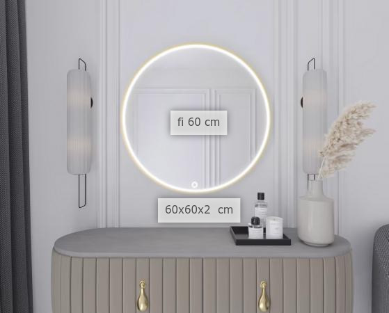 dimenzije dodatak za dom - Ogledalo JON z LED osvetlitvijo