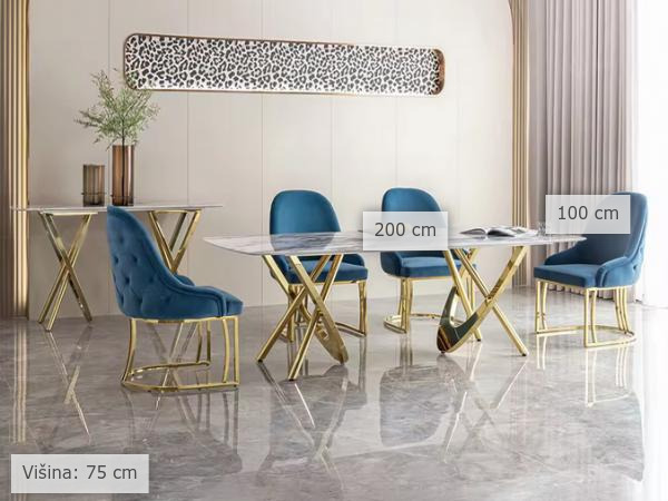 dimenzije blagovaonski stol Ema