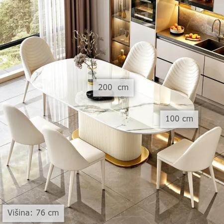 dimenzije blagovaonski stol Deluxe Ula