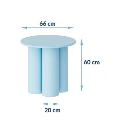 dimenzije klub stolić Bareta mini