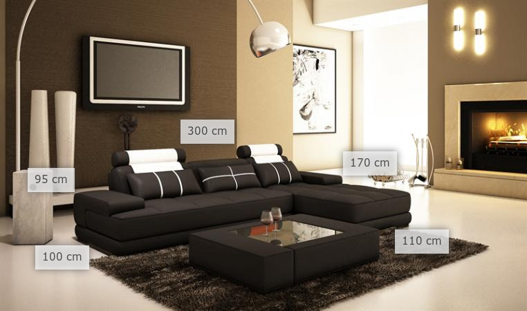 dimenzije sjedeća garnitura s ležajem Pelegrina