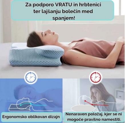 Dodatak za dom - Ergonomsko ortopedski vzglavnik LEROY