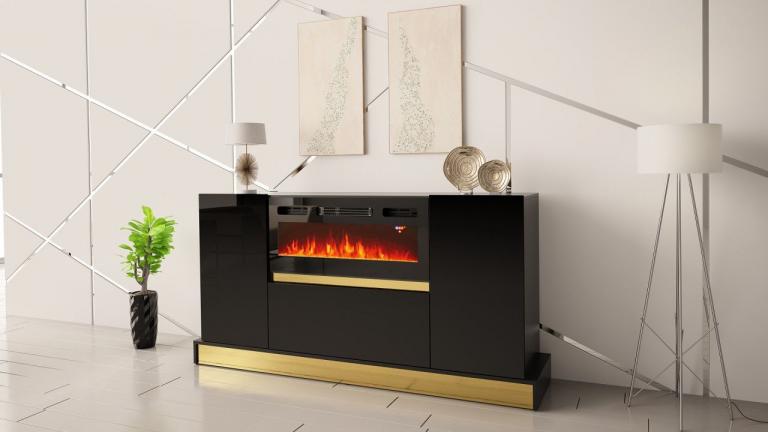 Komoda .ABALA s kaminom